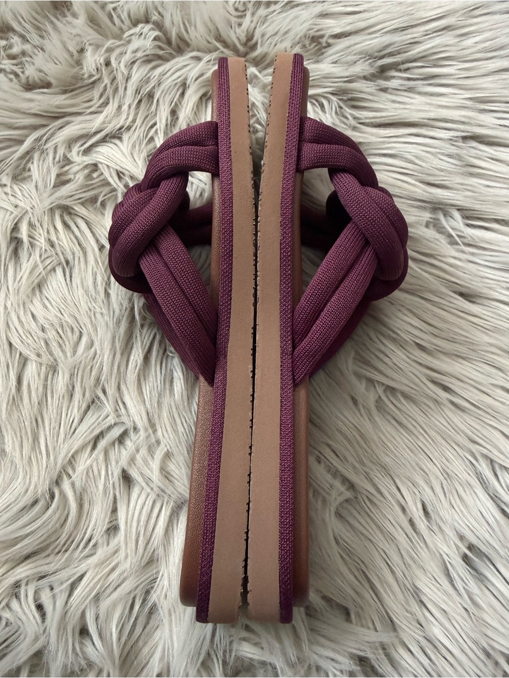 ROTHY’S The Summer Sandal in Blackberry Size 8.5 NWB - Picture 6 of 13